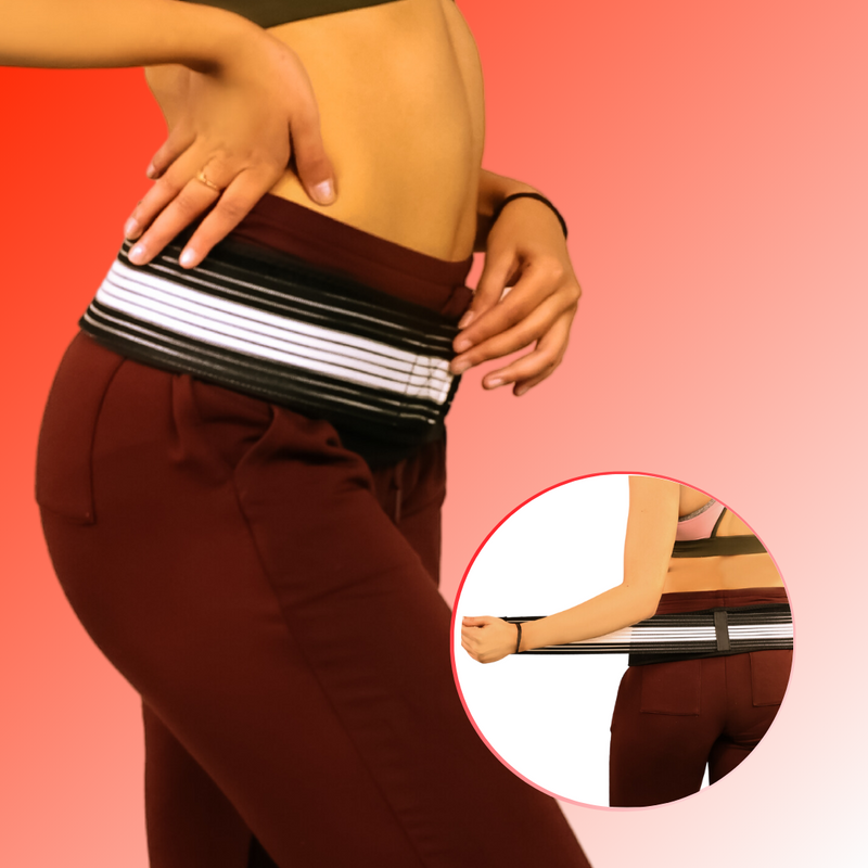 Sacroiliac SI Joint Hip Belt – Relief For Sciatica & Lower Back Pain | Anti-Slip