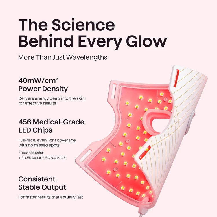UPYOGAA LED Light Therapy Face Mask – Anti-Aging, Acne & Radiant Skin Care|1 year Warranty