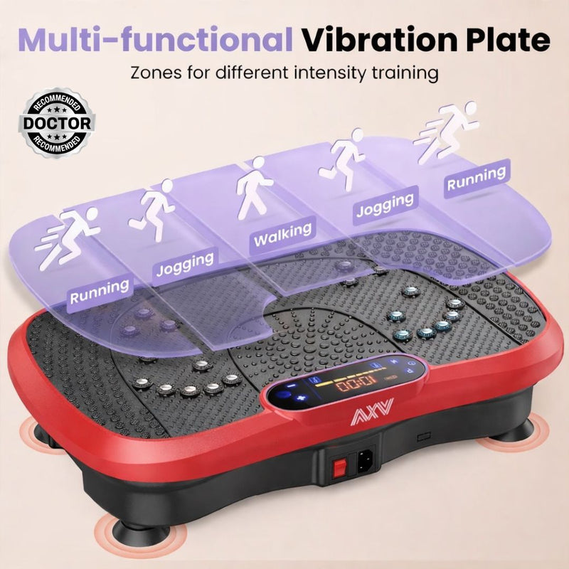 Upyogaa Vibration Plate | Fitness Platform Exercise Machine | Vibrating Lymphatic Drainage Shaking | Full Body Shaker Workout Vibrate Stand Shake Board | Sport Gym for Weight Loss Fat Burner for Women Men| 1 Year Warranty