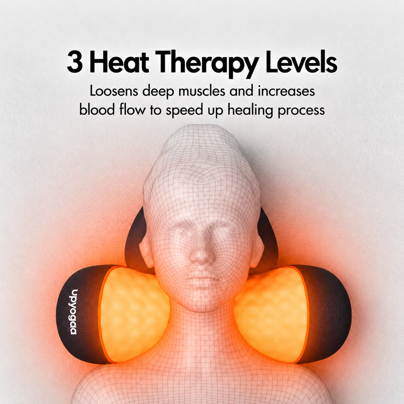 Upyogaa Heated Neck Massager – 3-in-1 Pain Relief & Relaxation| 1 year Warranty
