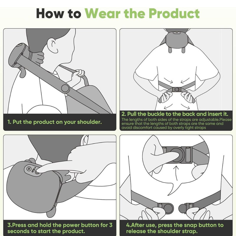 Bionic Heated Massager, Wireless Portable Shiatsu Neck and Back Massager, Electric Deep Tissue 4D Kneading Massage, Simulated Human Hand Design for Pain Relief and Muscle Relax 1 Year Warranty