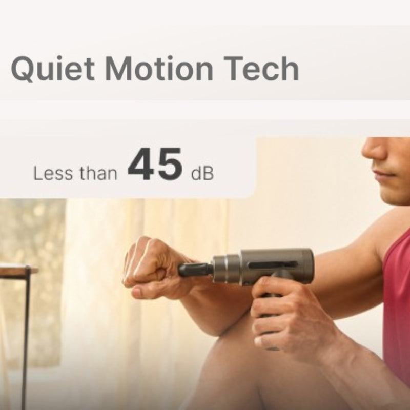 Upyogaa Deep Tissue Massage Gun, 3000mAh Battery, 6-Speed Intensity, Silicon Round Head, Full Body Gun Massager | 1 Year Warranty