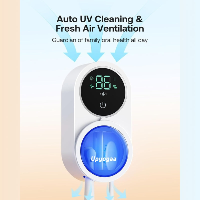 Upyogaa UV Toothbrush Sterilizer & Holder With 1 Year Warranty | Kills 99.99% Germss