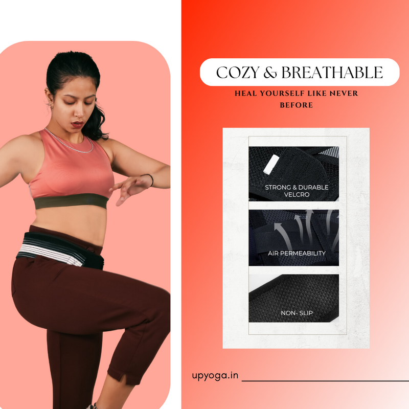 Sacroiliac SI Joint Hip Belt – Relief For Sciatica & Lower Back Pain | Anti-Slip