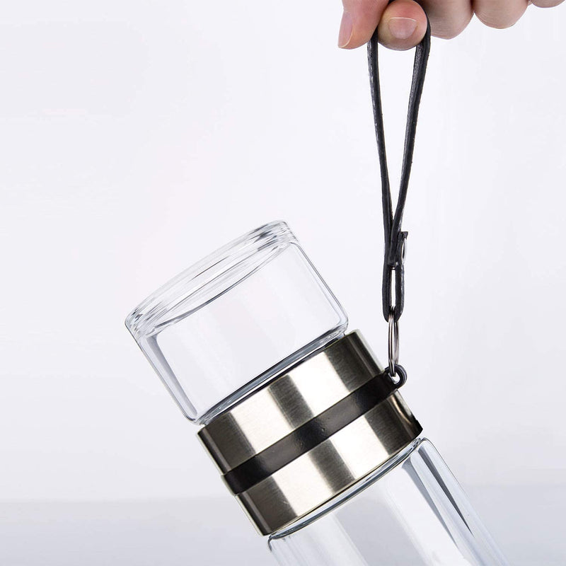 Upyogaa Sense - Double-Wall Glass Tea Infuser