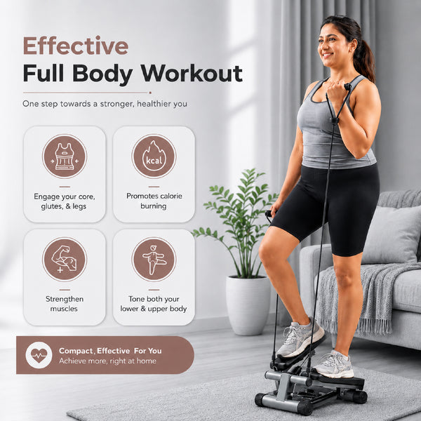 Upyogaa Health & Fitness Mini Stepper for Exercise at Home, Stair Step Workout Machine ,180KG Weight Capacity,1 Year Warranty