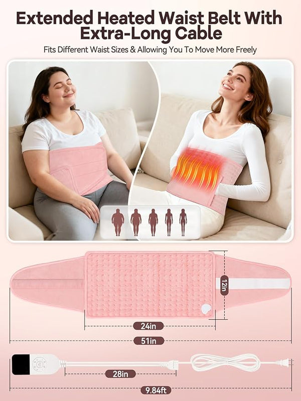 Upyogaa Heating Pad for Period Cramps Built with Hand Warmer Pocket | 1 year Warranty