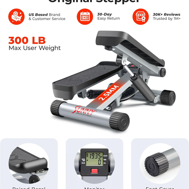 Upyogaa Health & Fitness Mini Stepper for Exercise at Home, Stair Step Workout Machine ,180KG Weight Capacity,1 Year Warranty