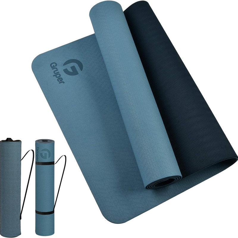 Premium Dual Colour Yoga Fitness Mat Assorted Colors