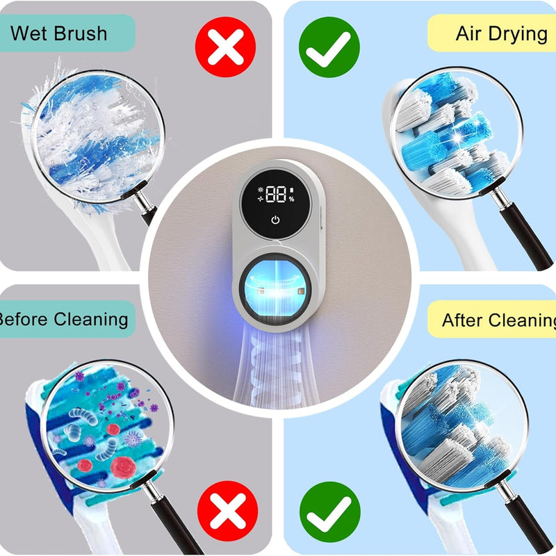 Upyogaa UV Toothbrush Sterilizer & Holder With 1 Year Warranty | Kills 99.99% Germss