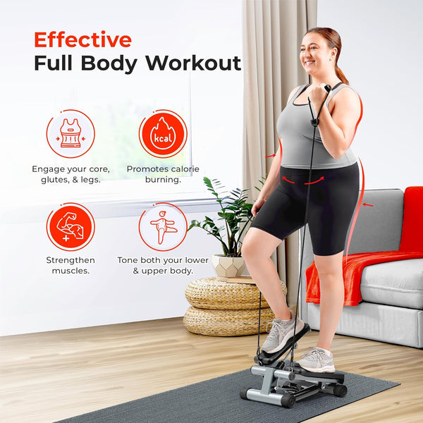Upyogaa Health & Fitness Mini Stepper for Exercise at Home, Stair Step Workout Machine ,180KG Weight Capacity,1 Year Warranty