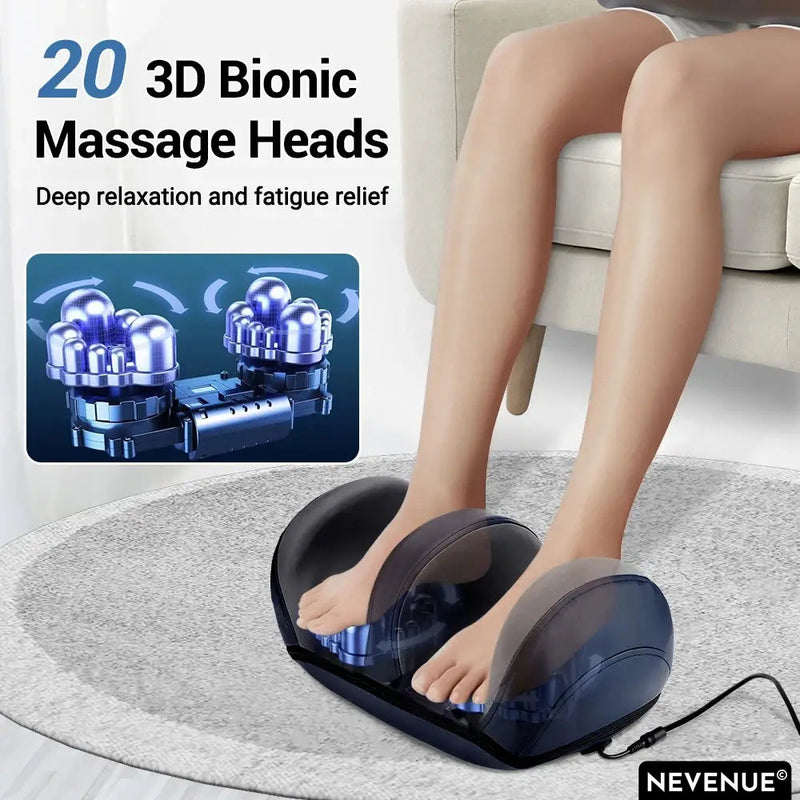 Upyogaa Shiatsu Foot Massager Machine with Heat, Foot and Calf Massager,Delivers Relief for Tired Muscles and Plantar,Deep Tissue Massager, Pain Relief, Promotes Blood Circulation Gift for Women Men| 1 year Warranty.