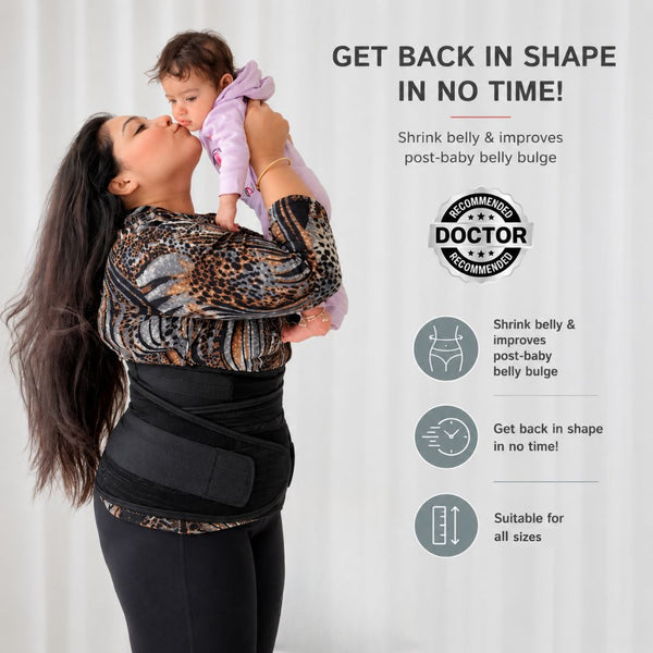 Upyogaa 3-in-1 Postpartum Belly Belt Designed With Medical-Grade Fabric | Breathable | Skin Friendly| 1 Year Warranty