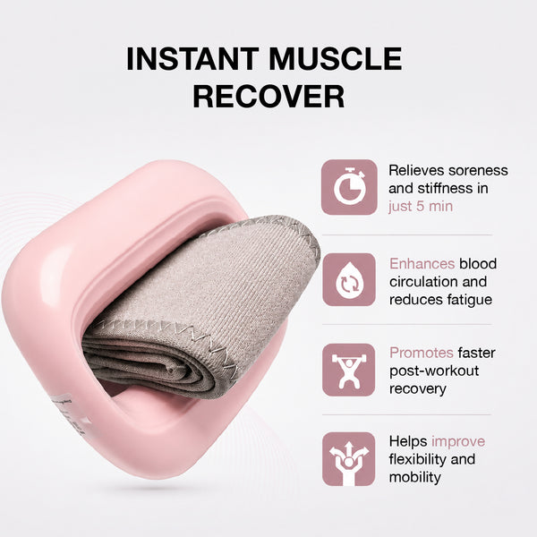 Belly Fat Burner Electric Abdominal Slimming Belt with Vibration & Heat, Belly Massager & Muscle Stimulator Belt for Stomach Toning, Body Shaper Fitness Belt for Men & Women Home Use | 1 year Warranty