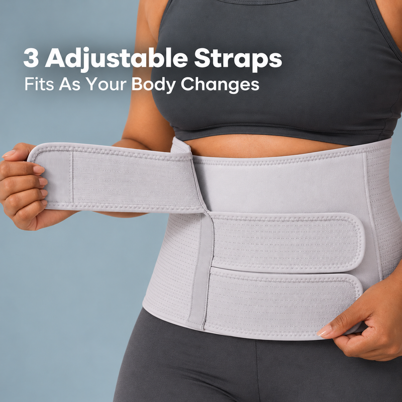 Upyogaa Postpartum Belly Binder – 3-in-1 Adjustable Compression Belt for Normal & C-Section Recovery
