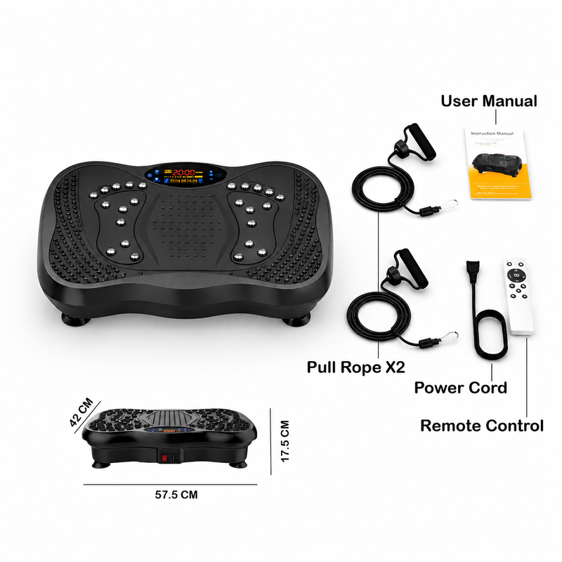 Upyogaa Vibration Plate Massager Home & Gym Workout Machine For Muscle Toning |Calorie Burning | Massaging |Weight Loss |Pain Relief |Max Load 180 kg | 1 Year Warranty