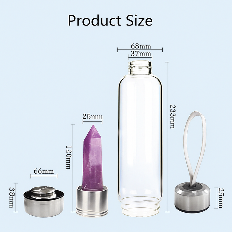 Gemstones Energy Crystal Bottle