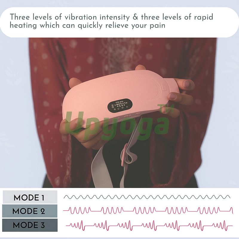 Maya's Dynamic Heat & Massage Therapy for Period Cramps | 1 Year Warranty | Upgraded