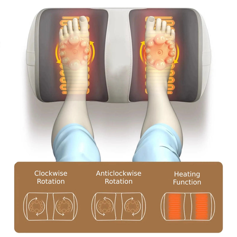 Upyogaa Shiatsu Foot Massager Machine with Heat, Foot and Calf Massager,Delivers Relief for Tired Muscles and Plantar,Deep Tissue Massager, Pain Relief, Promotes Blood Circulation Gift for Women Men| 1 year Warranty.