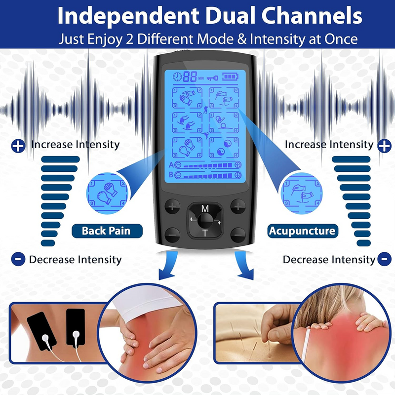 Upyogaa TENS Massager Machine | For Instant Pain Relief | Multifunctional TENS Massager | 1 Year Warranty