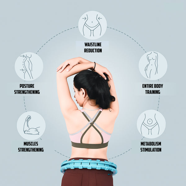 Cardio Training Hula Hoop with Countdown timer | 1 Year Warranty