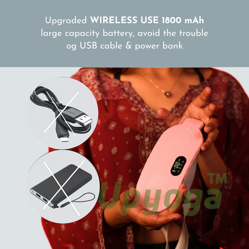 Maya's Dynamic Heat & Massage Therapy for Period Cramps | 1 Year Warranty | Upgraded