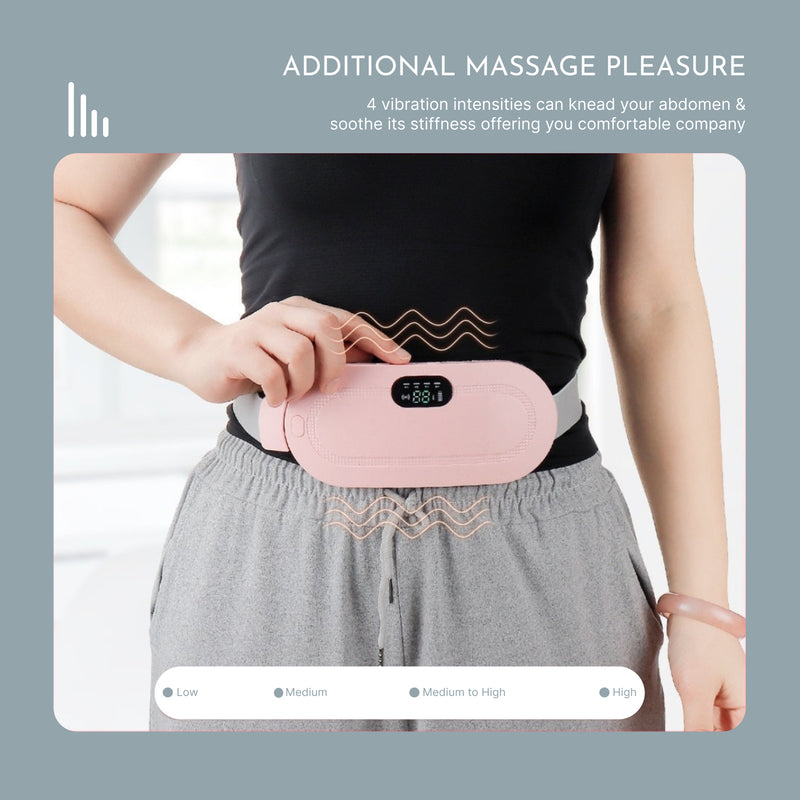Maya's Dynamic Heat & Massage Therapy for Period Cramps | 1 Year Warranty | Upgraded