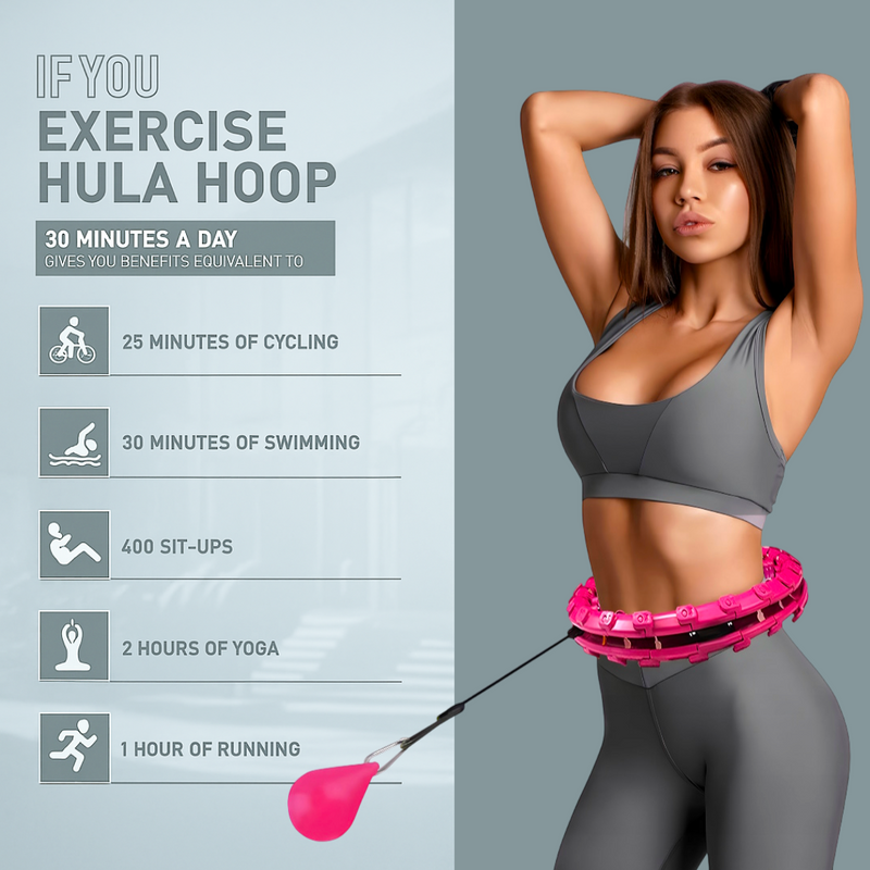 Cardio Training Hula Hoop with Countdown timer | 1 Year Warranty
