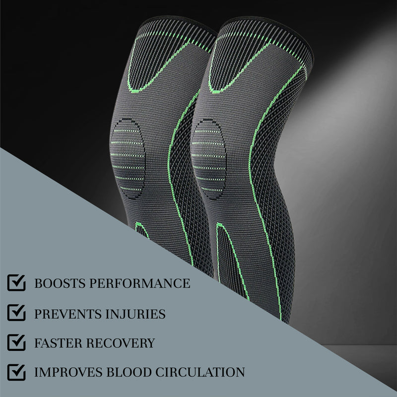 Knee Brace Compression Full Sleeve | For Men & Women | 1 pair