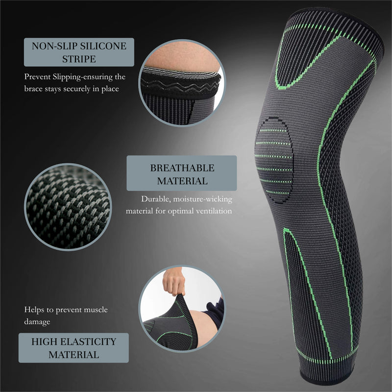 Knee Brace Compression Full Sleeve | For Men & Women | 1 pair
