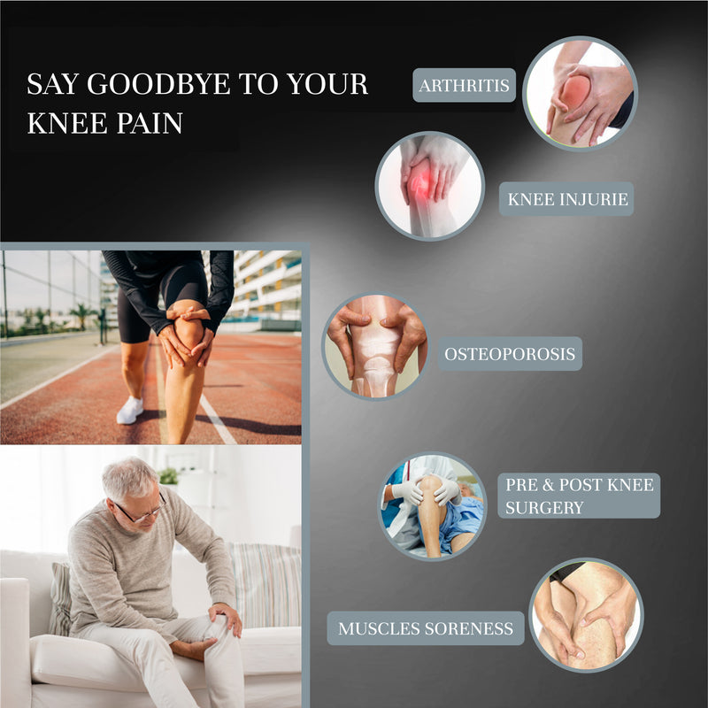 Knee Brace Compression Full Sleeve | For Men & Women | 1 pair