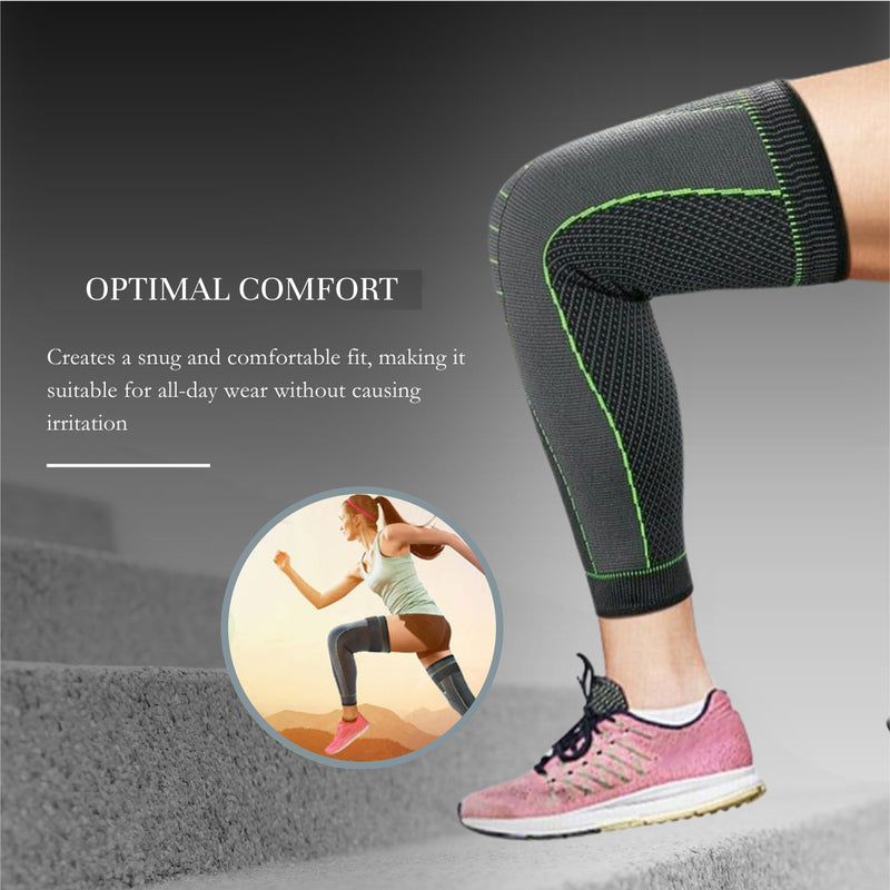 Knee Brace Compression Full Sleeve | For Men & Women | 1 pair