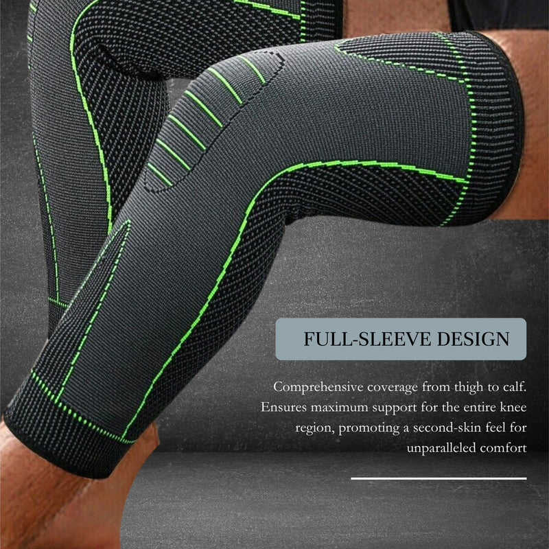 Knee Brace Compression Full Sleeve | For Men & Women | 1 pair
