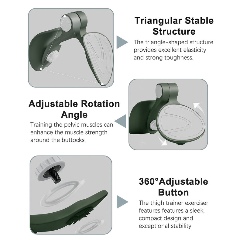 Upyogaa Thigh Trainer & Kegel Exerciser | Resilient 16 kg Inner Thigh & Pelvic Floor Strengthener | Postpartum Recovery | High Grade Material |