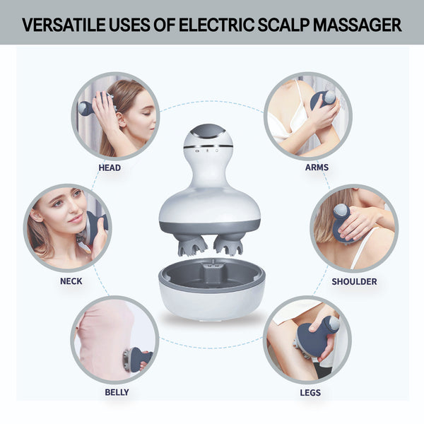 Electric Scalp Massager | Hair Growth | Deep Massage | Rechargeable - New