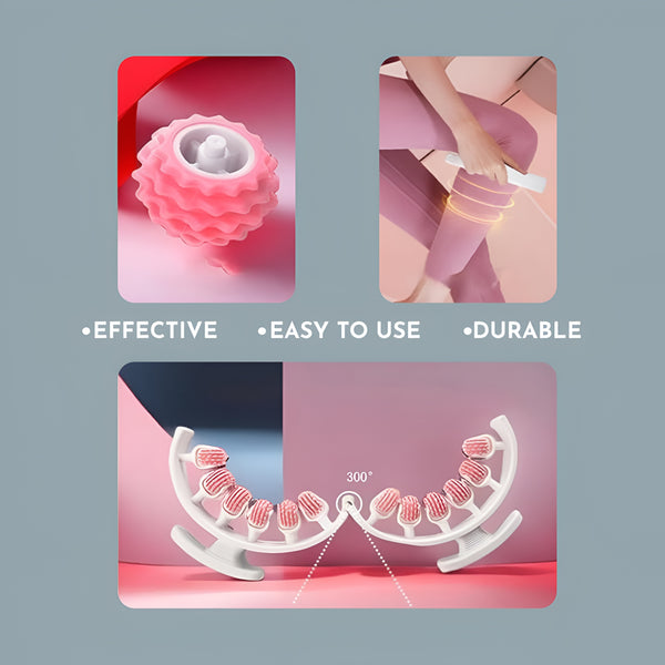 Upyogaa Cellulite Muscle Massager Roller for Men & Women | High-Density Polypropylene Skin Friendly Material |