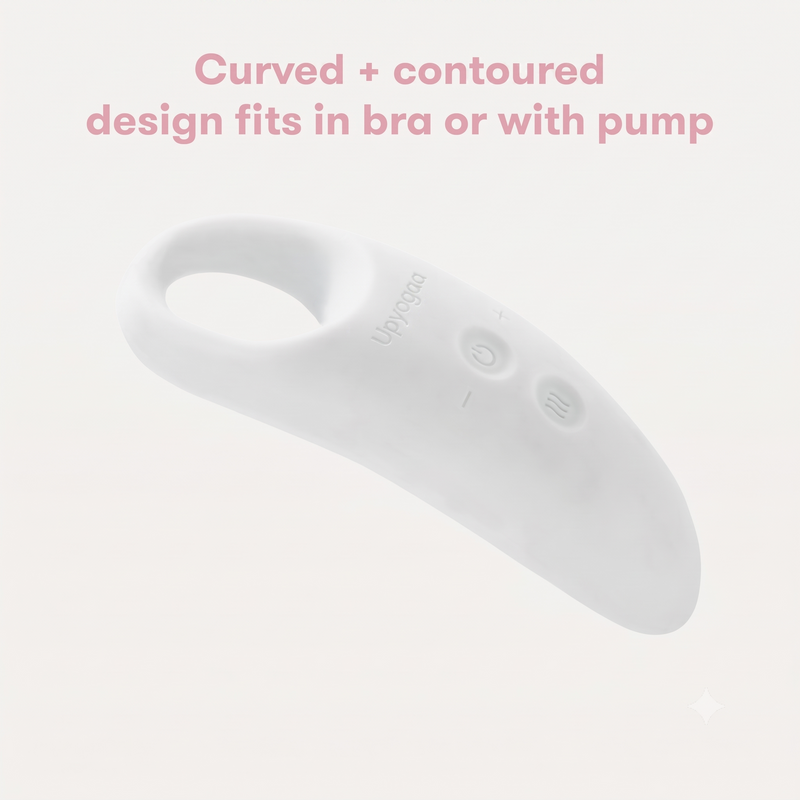 Upyogaa Mom 2-in-1 Lactation Massager, Multiple Modes of Heat + Vibration for Clogged Milk Ducts, Increase Milk Flow, Breast Engorgement| 1 year Warranty