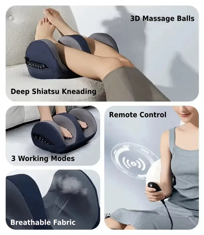 Upyogaa Shiatsu Foot Massager Machine with Heat, Foot and Calf Massager,Delivers Relief for Tired Muscles and Plantar,Deep Tissue Massager, Pain Relief, Promotes Blood Circulation Gift for Women Men| 1 year Warranty.