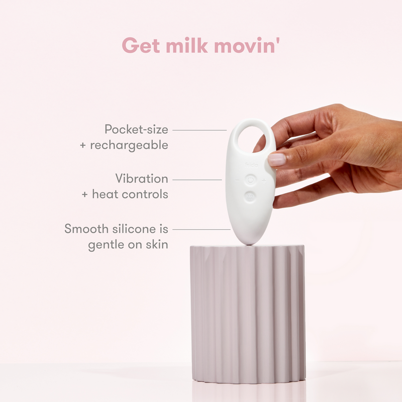 Upyogaa Mom 2-in-1 Lactation Massager, Multiple Modes of Heat + Vibration for Clogged Milk Ducts, Increase Milk Flow, Breast Engorgement| 1 year Warranty
