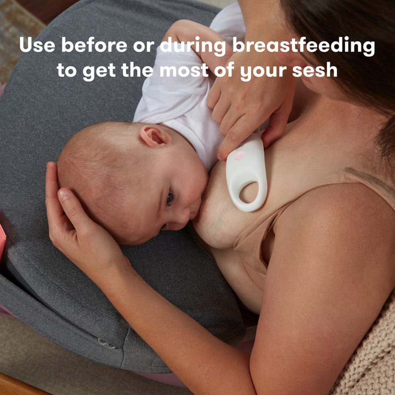 Upyogaa Mom 2-in-1 Lactation Massager, Multiple Modes of Heat + Vibration for Clogged Milk Ducts, Increase Milk Flow, Breast Engorgement| 1 year Warranty