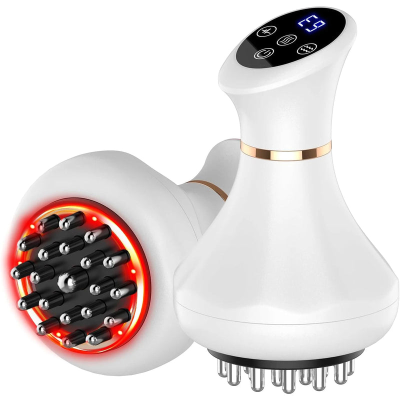 Upyogaa Lymphatic Drainage Massager – Heated Vibration Therapy Wand for Circulation & Relaxation| 1 year Warranty