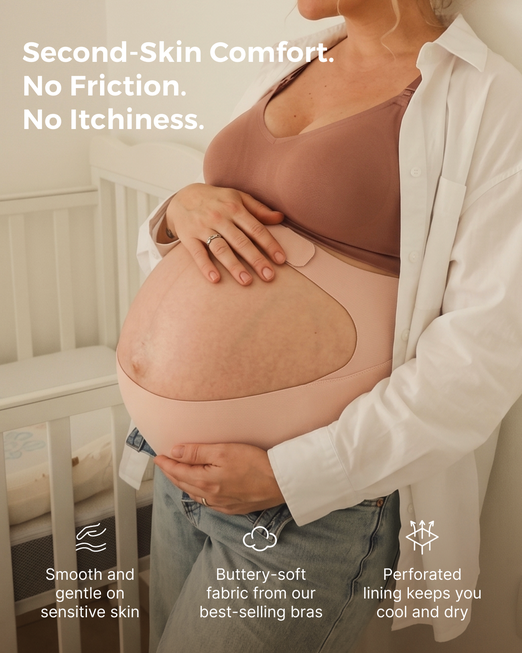 Upyogaa Pregnancy Belly Band| Invisible pregnancy belt with Ergonest support for the back, abdomen and waist, plus air-hole ventilation| 1 year Warranty