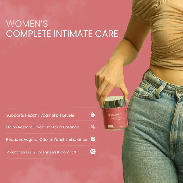 Upyogaa Vaginal Health Probiotic – 10 Billion CFU | 60 Veg Capsules