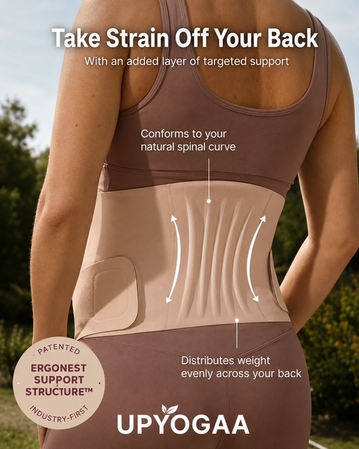 Upyogaa Pregnancy Belly Band| Invisible pregnancy belt with Ergonest support for the back, abdomen and waist, plus air-hole ventilation| 1 year Warranty