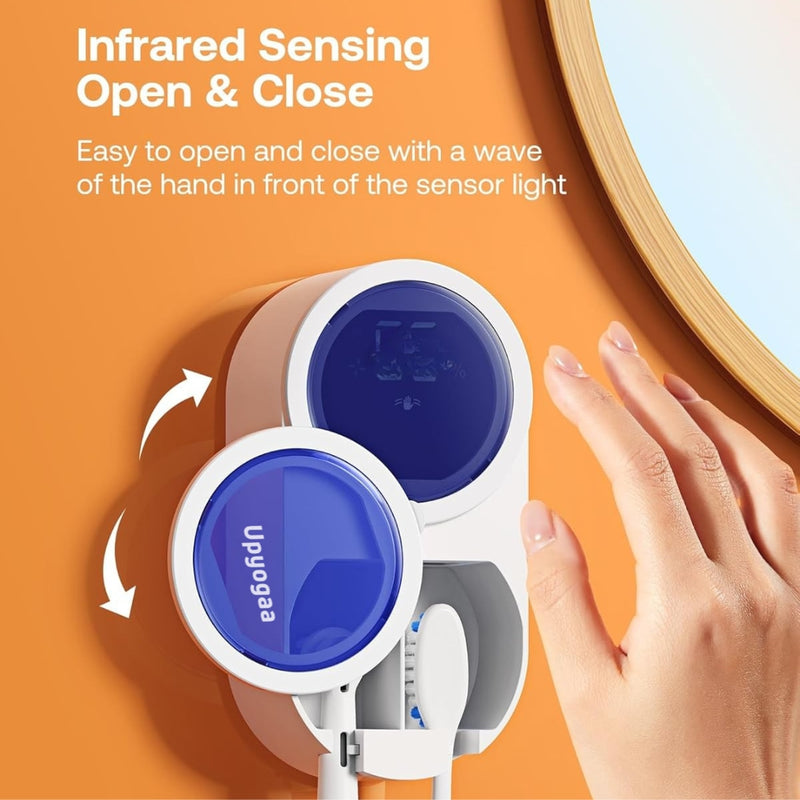 Upyogaa UV Toothbrush Sterilizer & Holder With 1 Year Warranty | Kills 99.99% Germss