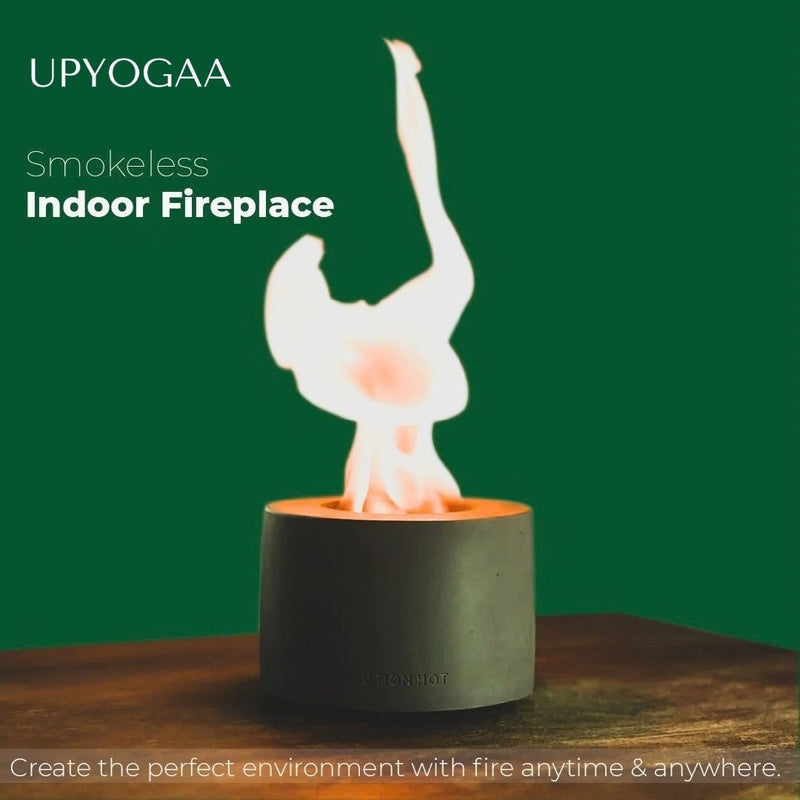 Upyogaa Smokeless Indoor Fireplace –  for Home, Living Room & Ambience