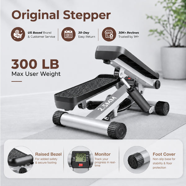 Upyogaa Health & Fitness Mini Stepper for Exercise at Home, Stair Step Workout Machine ,180KG Weight Capacity,1 Year Warranty