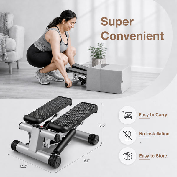 Upyogaa Health & Fitness Mini Stepper for Exercise at Home, Stair Step Workout Machine ,180KG Weight Capacity,1 Year Warranty