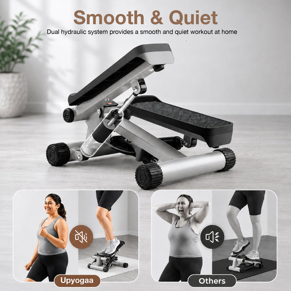 Upyogaa Health & Fitness Mini Stepper for Exercise at Home, Stair Step Workout Machine ,180KG Weight Capacity,1 Year Warranty
