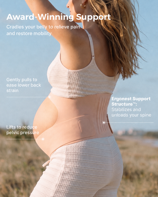 Upyogaa Pregnancy Belly Band| Invisible pregnancy belt with Ergonest support for the back, abdomen and waist, plus air-hole ventilation| 1 year Warranty